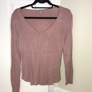 Long sleeve V-neck
